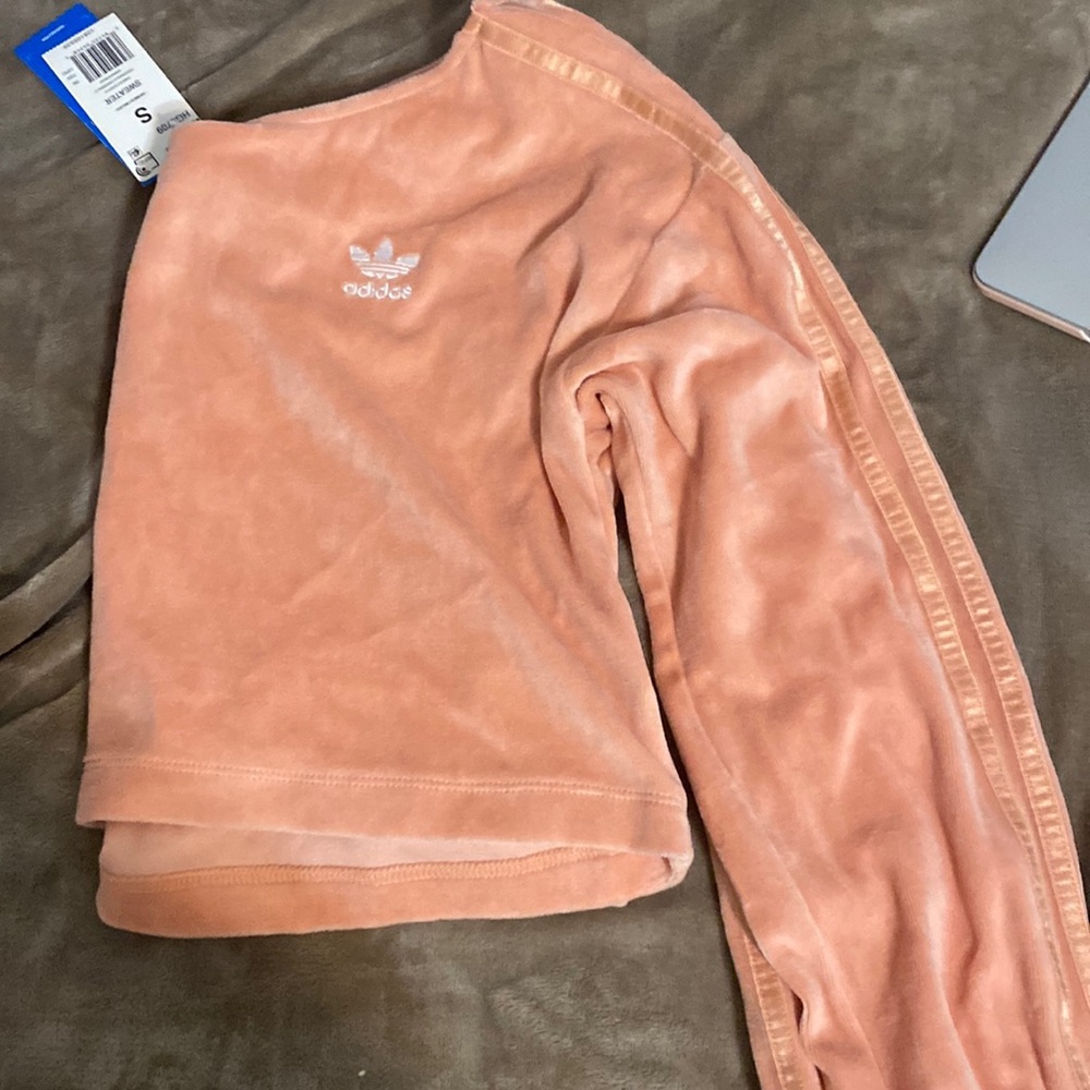 Adidas coral long sleeve